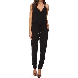 Splendid Rayon Voile Crossover Jumpsuit